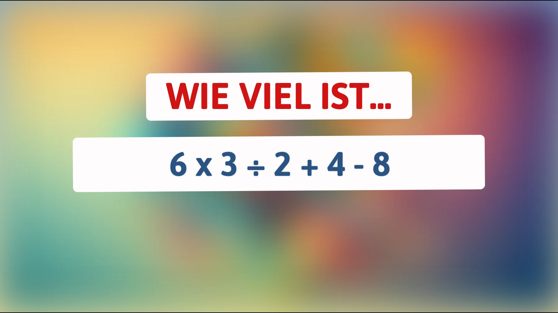 Herausforderung für schlaue Köpfe: Können Sie das ultimative Mathe-Rätsel knacken?"