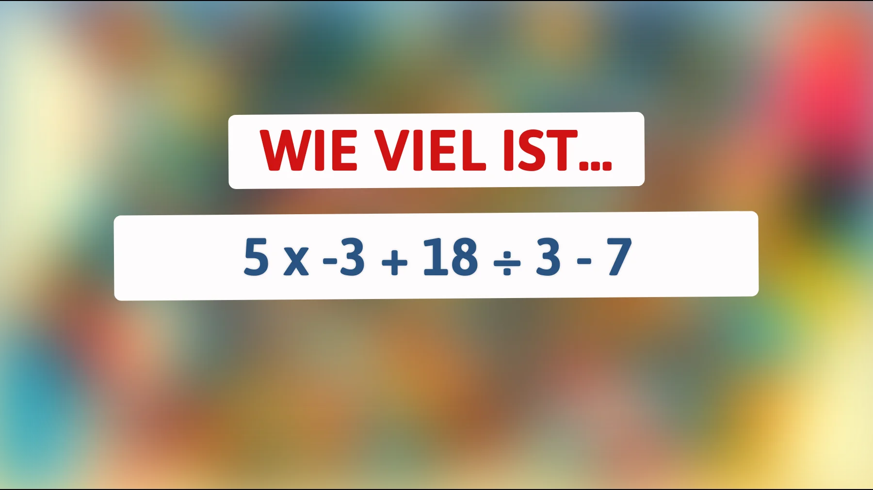 Nur 1% können es lösen: Beherrschst du dieses knifflige Mathe-Rätsel?"